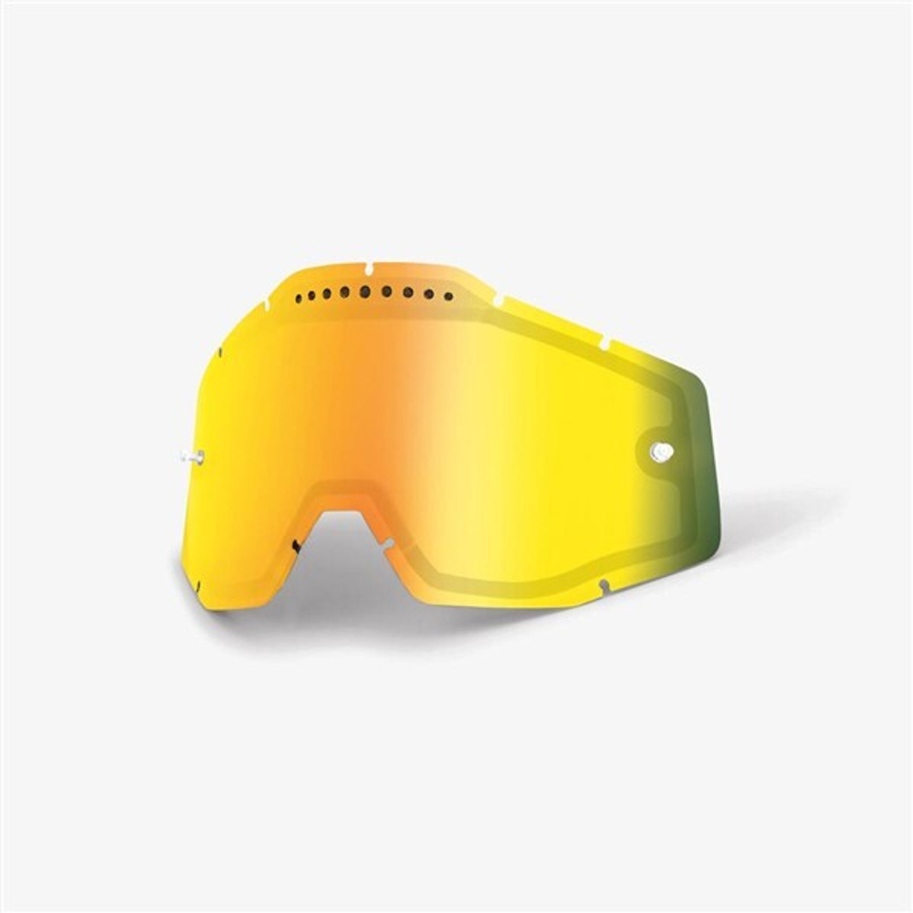 Линза 100% RC2/AC2/ST2 Replacement Lens Vented Dual Pane Mirror Gold (51008-659-01)