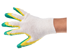 Перчатки Без бренда трикотажные с двойным латексным обливом 67851