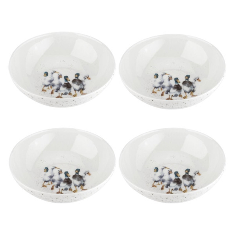 Набор салатников индивидуальных 4шт 15см Royal Worchester Забавная фауна Утки Royal Worcester