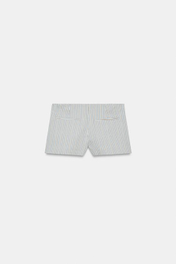 ZARA МИНИ-ШОРТЫ В ПОЛОСКУ, РАЗНОЦВЕТНЫЙ