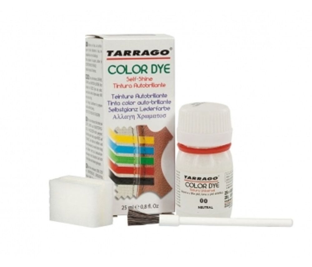 Краситель для гладкой кожи и текстиля COLOR DYE, стекло, 25 мл.