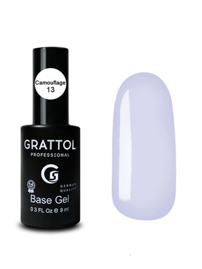 Grattol Base Camouflage - База камуфлирующая 13, 9мл