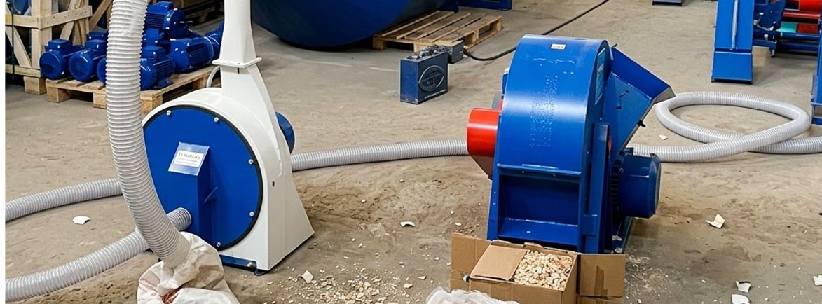 Рубительная машина АП-600Н с электромотором