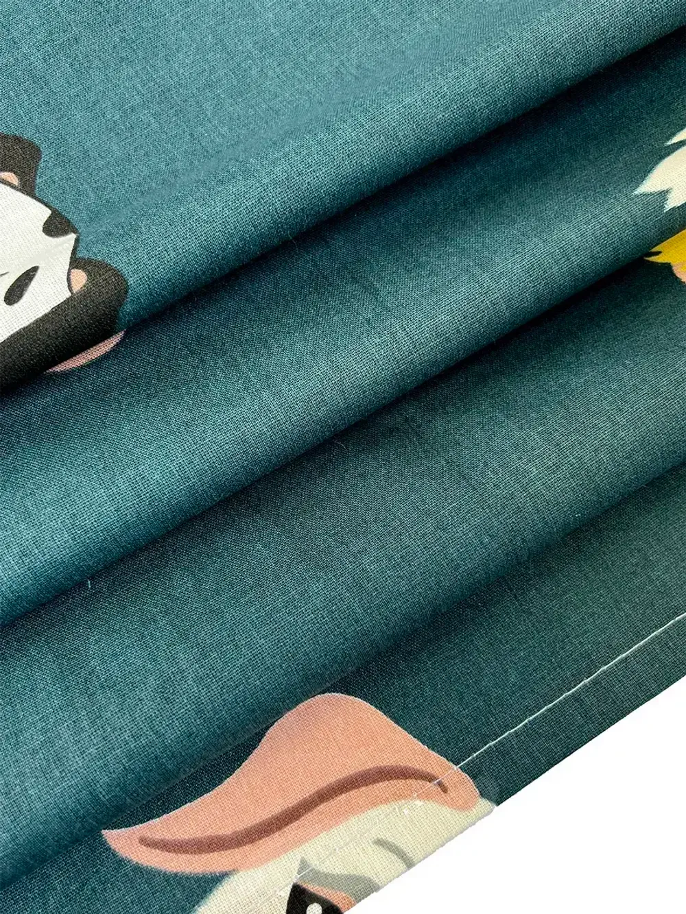 Наволочка комплект 2шт перкаль Сказка "Dogs " 30х30 см на молнии