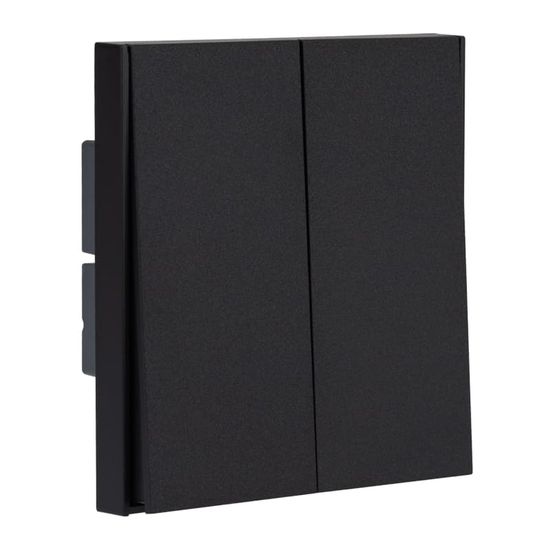 Выключатель STRONG 2 кл перекрестный (переключатель) 10А с/у антрацит KRANZ