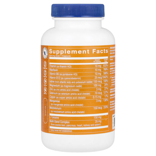 The Vitamin Shoppe, Комплекс для щитовидной железы, 100 капсул