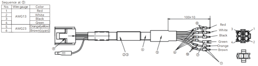 CAB-PWB75A-3M-48V