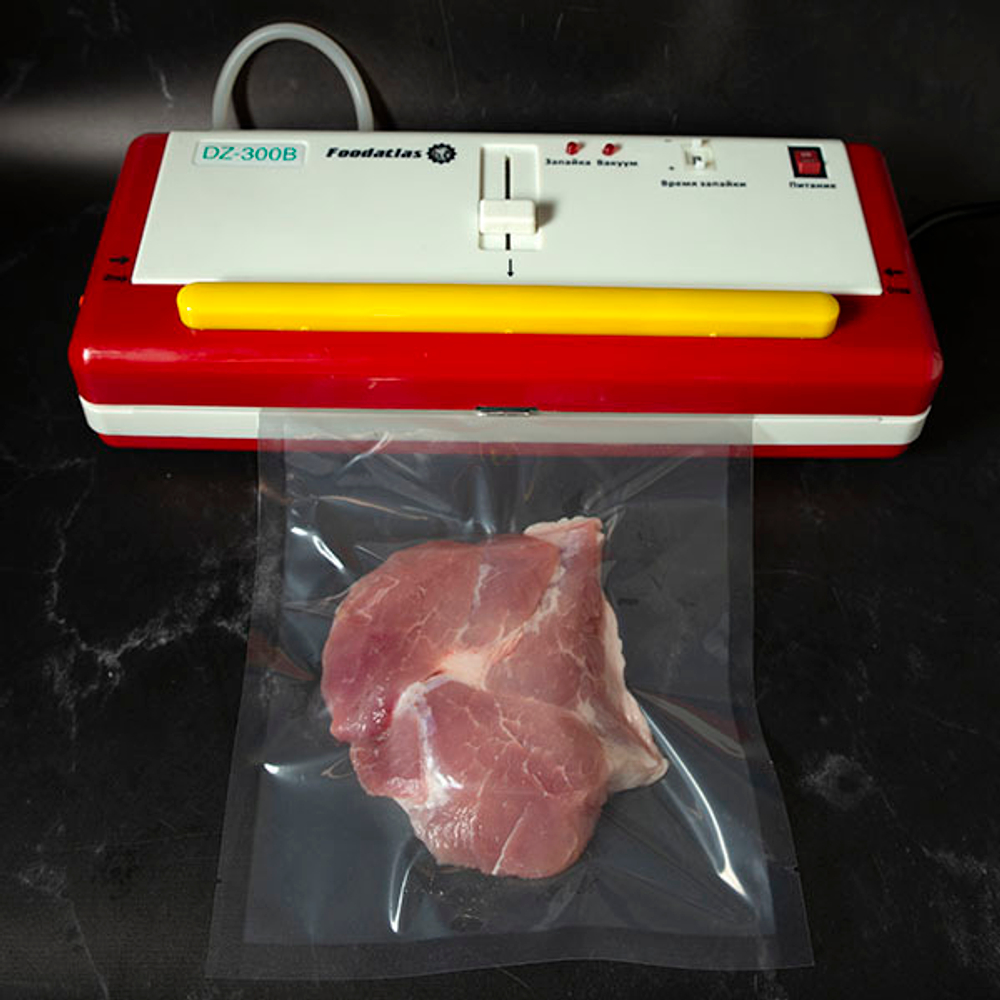 Вакуумный пакет 200х250 (100 шт.) 75-80 мкр. Foodatlas