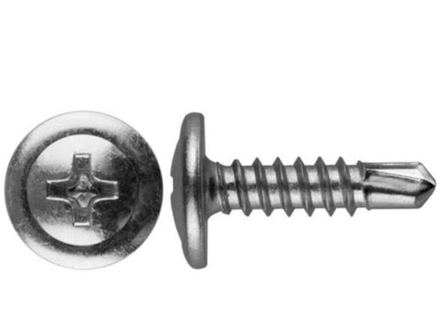 Саморез 4.2х32 мм с прессшайбой, цинк, со сверлом (5 кг) STARFIX