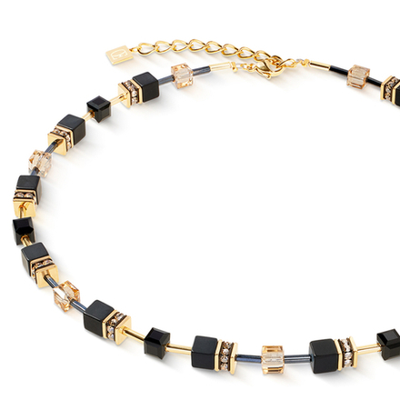 Колье Coeur de Lion Black-Gold 4018/10-1316