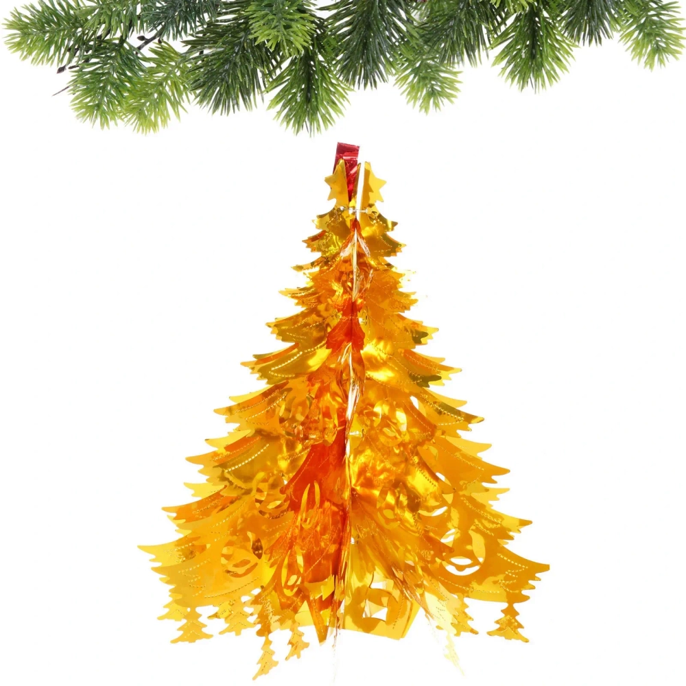 Украшение фольгированное «Волшебная ёлочка» d-40 см, Золото