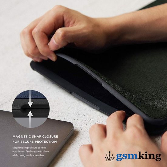 Uniq DFENDER Sleeve Airmax ShockSorp Bumper for Macbook Air & Pro 13-inch Gray