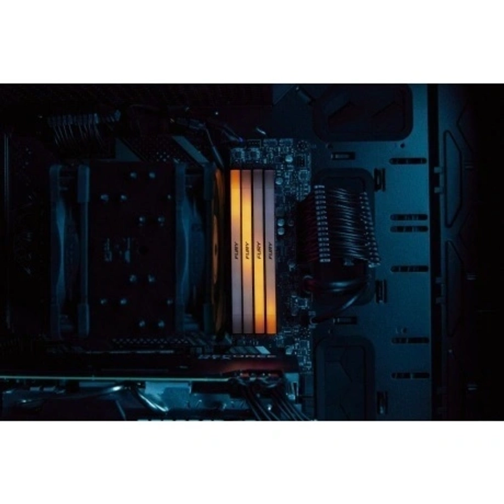 Оперативная память Kingston FURY Beast Renegade RGB DDR4 DIMM 32Gb 3200MHz (KF432C16RB2A/32)