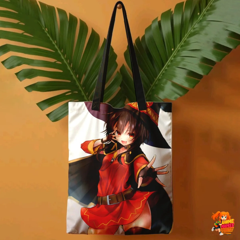 Сумка шоппер с принтом KonoSuba
