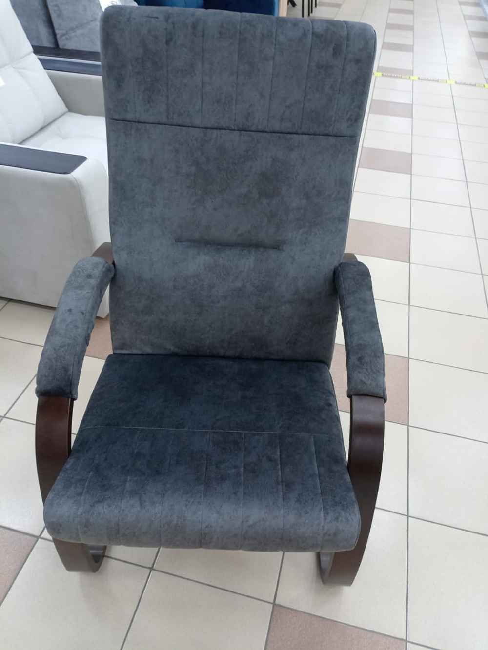 Кресло "Комфорт" Невада графит, Орех