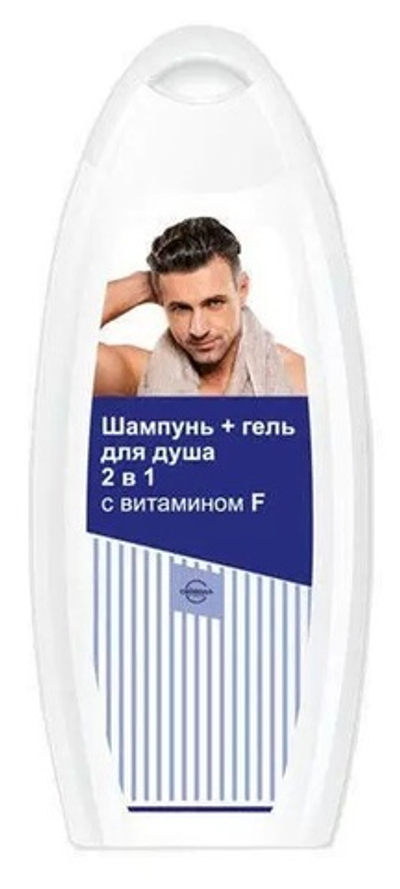 SVOBODA MEN Шамп-гель 2в1 С Витамином F,430мл.