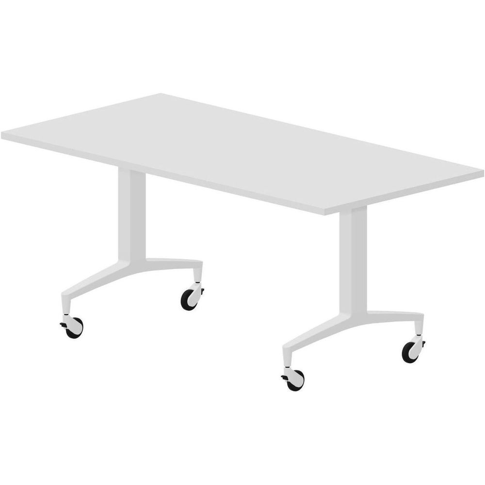 Стол SETUP 160х80х72.5см Белый/Белый SETPC168BLBL