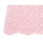 Трусики-шортики кружевные, розовые, XS-S