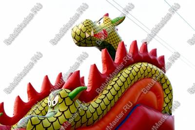 Профессиональный надувной батут "Гранд-саванна" 17*10*9 м