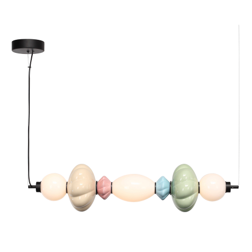 SL6134.443.01 Светильник подвесной ST-Luce черный/зеленый, розовый, желтый, синий, опаловый LED 1*24 FLORENTINI