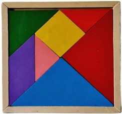 Taxta tangram. Учебные материалы. Деревянная игра Танграм Novedactic