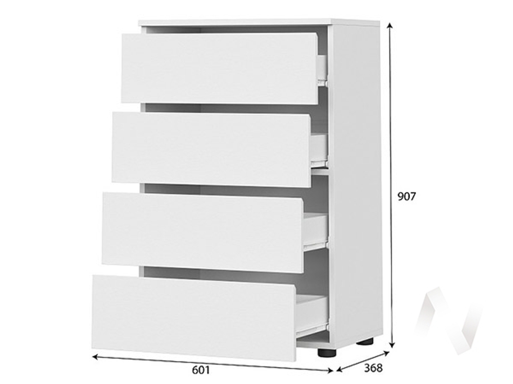 Комод 4 ящика МС Токио