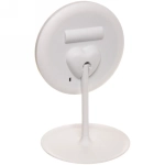 Зеркало настольное с подсветкой на подставке «SVETi», цвет белый, USB, 28*18см