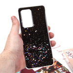 Чехол ТПУ с блестками для Huawei P40 Pro, 011057 Сиреневый