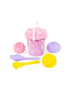 Летний набор для игры в песок. Размер в упаковке 22х21х37см, в сетке (67234)