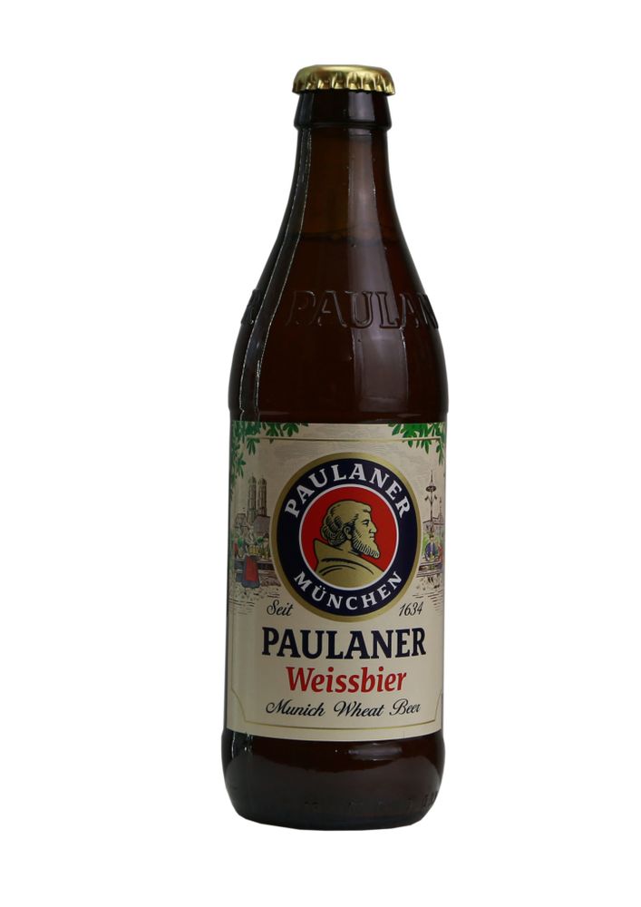Пиво Paulaner Hefe-weissbier Naturtrub светлое нефильтрованное 0.33 л.ст/бутылка
