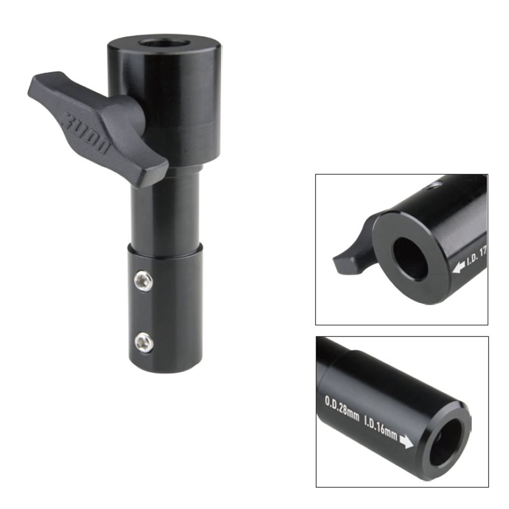 KUPO KS-202B Double end TVMP Spigot w/17mm receiver. Адаптер