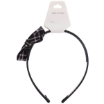 Ободок для волос детский на блистере «РОЗОВОЕ ОБЛАКО», принт клеточка, микс 6 цветов, 1см