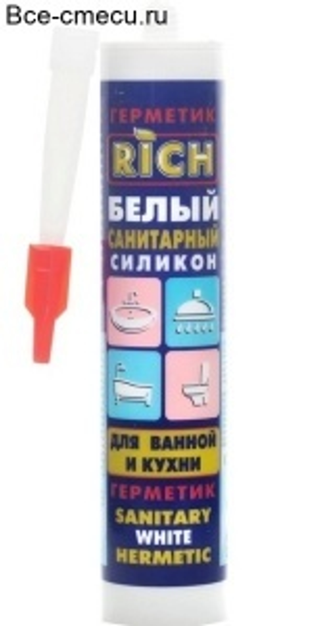 Герметик универс., Проз.  280мл RICH (1/24)