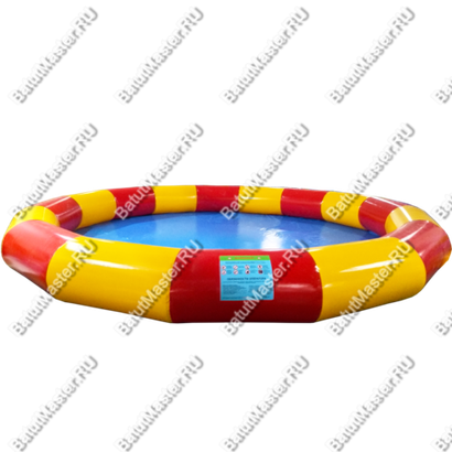 Круглый надувной бассейн «Многогранник», 4*4*0,5 м