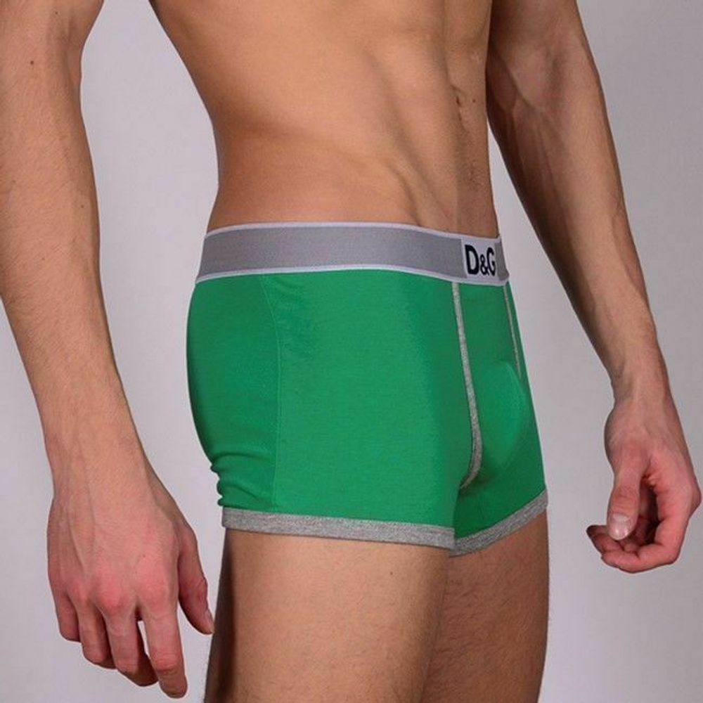 Мужские трусы боксеры зеленые D&amp;G Green Boxer