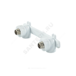 Планка монтажная PP-R белая Дн 25х1/2" НР под смеситель с водорозетками PRO VALFEX 10124220-PRO