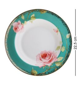 Pavone JK-228 набор из 6 суповых тарелок «Роза» (Milano Rose  )