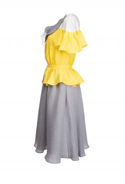 Платье с баской 13-17SS