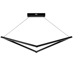 739297 Люстра PALLA 32W LED 1280LM ЧЕРНЫЙ 3000K