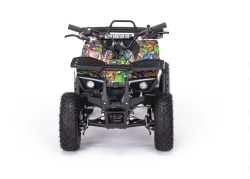 Детский бензиновый квадроцикл MOTAX GRIZLIK MINI ES BW с электростартером и родительским пультом