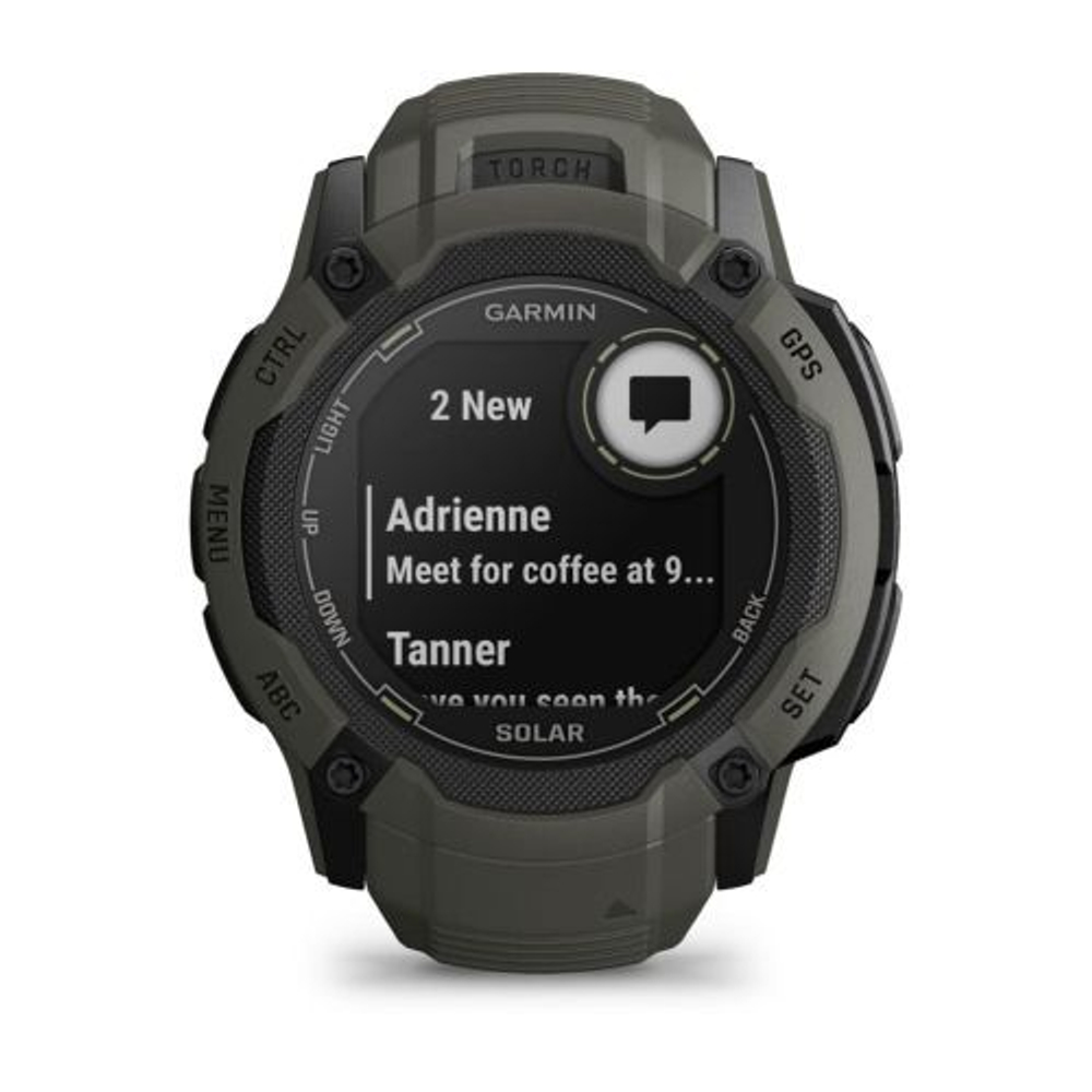 Смарт часы Garmin Instinct 2X Solar темно-зеленый