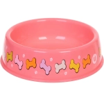 Миска пластиковая «МОЙ БРО - Вкусная косточка!, цвет розовый, 21*6,5см (логотип на миске) 700мл