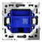Вывод кабеля VOLTUM S70, (черный матовый) vls080208