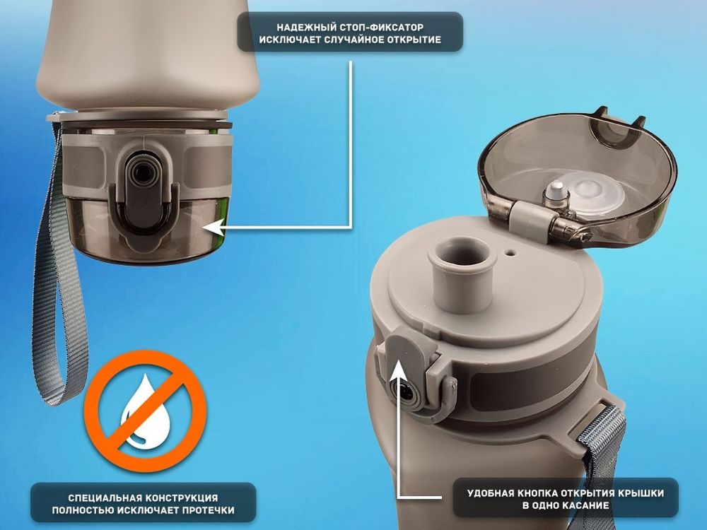 Бутылка для воды 600 мл YY-406