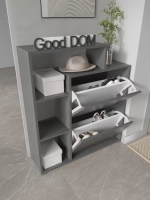 Обувница в прихожую тумба закрытая с полками