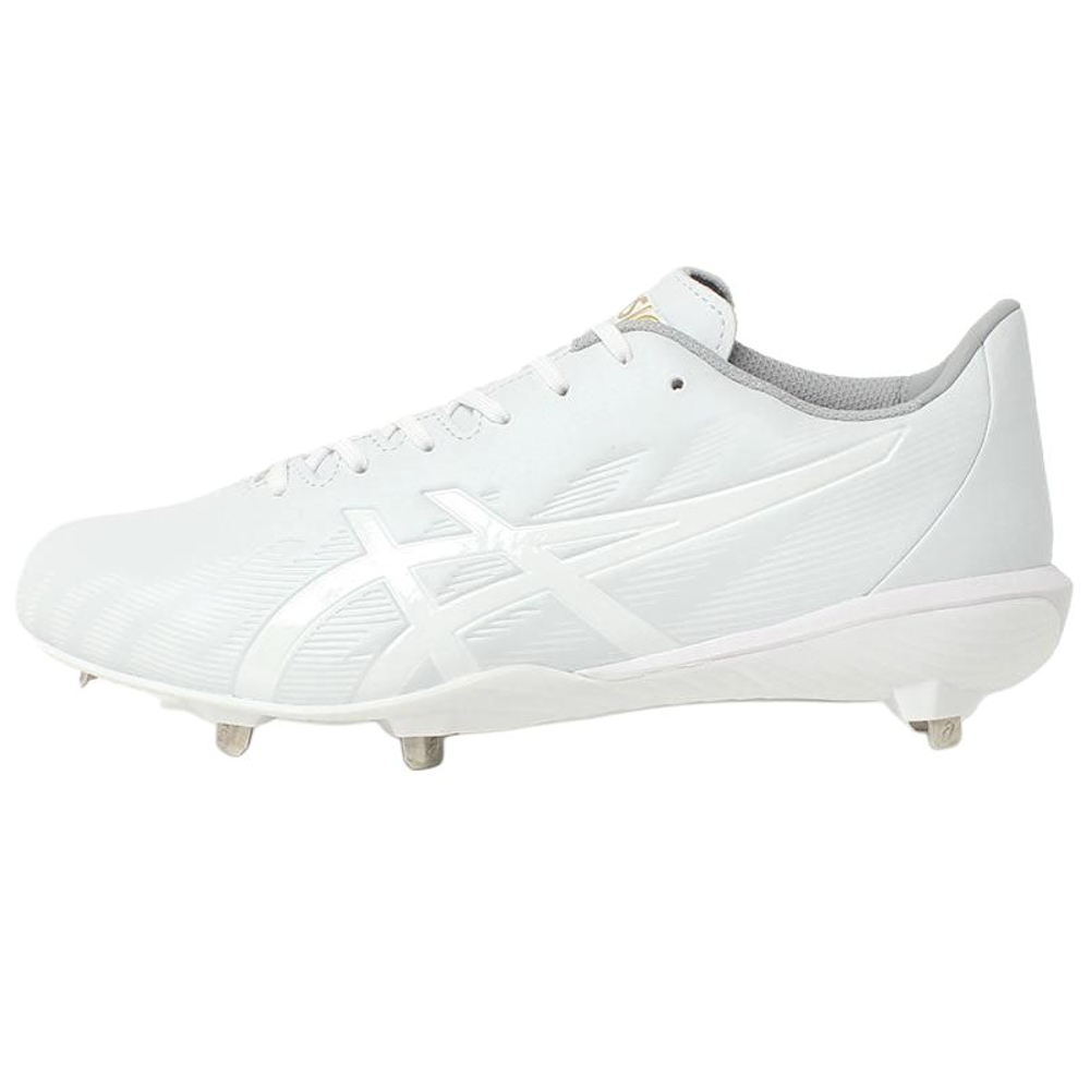 Asics Goldstage Low Top Upper Height Baseball Shoes Men"s White