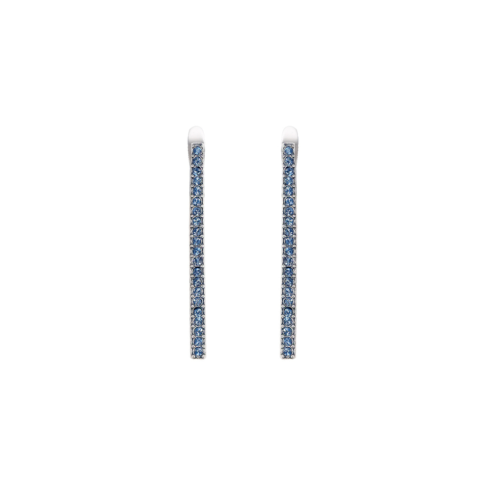 "Эмилия" серьги в серебряном покрытии из коллекции "Венгрия" от Jenavi с английским замком