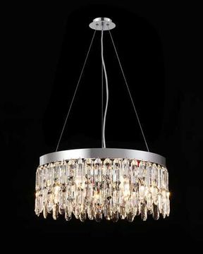 F6-ф500*H220(1200) CHROME (1) Люстра подвесная (NW) #