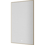 Зеркало вертикальное Armadi Art Modern 100*60см 569-MG подсветка, диммер, антизапотевание, MATT GOLD