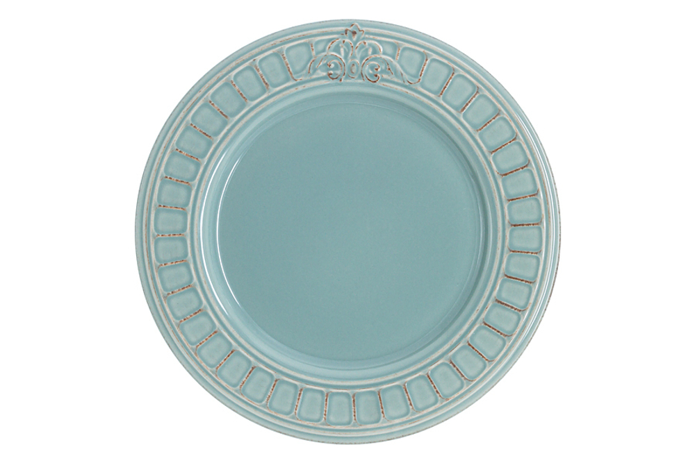 Тарелка обеденная 25.5см Easy Life Venice голубая